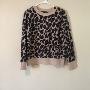 Ann Taylor leopard print sweater